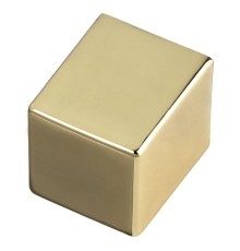Вертушка квадратная под цилиндр Extreza KNOB-2 полированная латунь F01