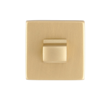 Фиксатор поворотный квадратный Extreza Hi-tech WC-R11 матовая латунь F02