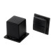 Фиксатор поворотный Extreza WC-R21-F22 черный матовый
