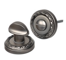 Фиксатор поворотный Extreza WC-R02 старинное серебро мат. + черный F64