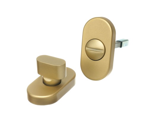 Фиксатор поворотный Extreza WC-R22-F02 матовая латунь