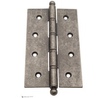 Дверная петля универсальная с круглым колпачком Fratelli Cattini CR152 152x90x3 IA античное серебро