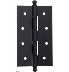 Дверная петля универсальная с круглым колпачком Fratelli Cattini CR152 152x90x3 NM матовый черный
