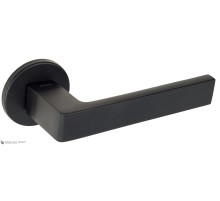 Дверная ручка на круглом основании Fratelli Cattini BOOM 7FS-NM матовый черный