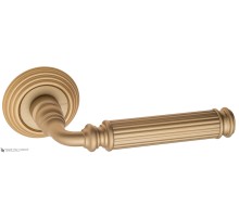 Дверная ручка на круглом основании Fratelli Cattini ENCIA D8-BS матовая латунь