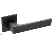 Дверная ручка на квадратном основании Fratelli Cattini BOOM 8FS-NM матовый черный