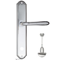 Дверная ручка на планке Fratelli Cattini EMMA WC-2 PL02-CR полированный хром