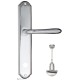 Дверная ручка на планке Fratelli Cattini EMMA WC-2 PL02-CR полированный хром
