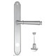 Дверная ручка на планке Fratelli Cattini FARFALLA WC-2 PL01-CS матовый хром