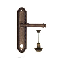 Дверная ручка на планке Fratelli Cattini FARFALLA WC-2 PL248-BA античная бронза