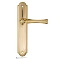 Дверная ручка на планке Fratelli Cattini FOGGIA PL257-OLV полированная латунь