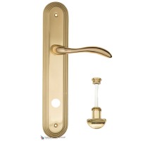 Дверная ручка на планке Fratelli Cattini LUCCIA WC-2 PL288-OLV полированная латунь