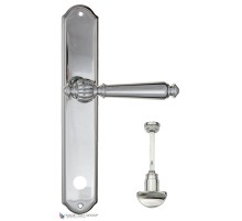 Дверная ручка на планке Fratelli Cattini MARANI WC-2 PL02-CR полированный хром
