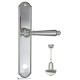 Дверная ручка на планке Fratelli Cattini MARANI WC-2 PL02-CR полированный хром