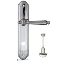 Дверная ручка на планке Fratelli Cattini MARANI WC-2 PL257-CR полированный хром