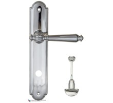 Дверная ручка на планке Fratelli Cattini MARANI WC-2 PL257-CR полированный хром