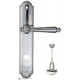 Дверная ручка на планке Fratelli Cattini MARANI WC-2 PL257-CR полированный хром