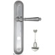 Дверная ручка на планке Fratelli Cattini MARANI WC-2 PL288-CR полированный хром