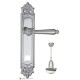 Дверная ручка на планке Fratelli Cattini MARANI WC-2 PL96-CR полированный хром