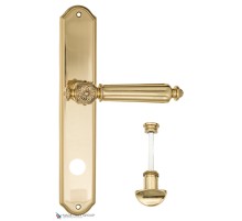 Дверная ручка на планке Fratelli Cattini TORCELLO WC-2 PL02-OLV полированная латунь