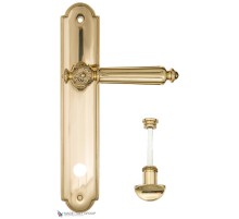 Дверная ручка на планке Fratelli Cattini TORCELLO WC-2 PL257-OLV полированная латунь