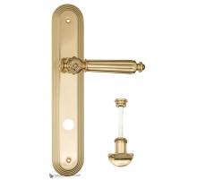 Дверная ручка на планке Fratelli Cattini TORCELLO WC-2 PL288-OLV полированная латунь