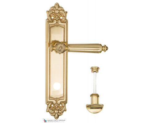Дверная ручка на планке Fratelli Cattini TORCELLO WC-2 PL96-OLV полированная латунь Дверная ручка на планке Fratelli Cattini TORCELLO WC-2 PL96-OLV полированная латунь