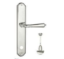 Дверная ручка Venezia VIGNOLE WC-2 на планке PL02 полированный хром