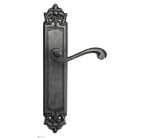 Дверная ручка Venezia VIVALDI на планке PL96 античное серебро