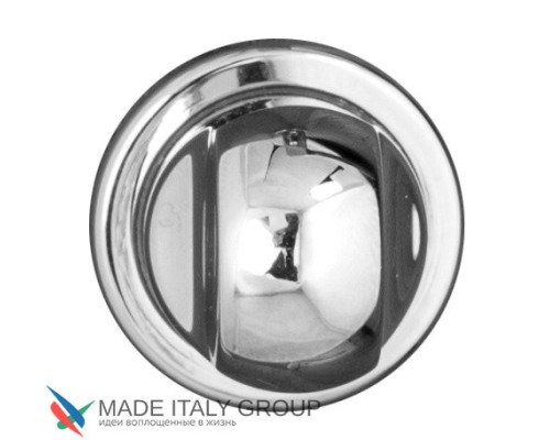 Фиксатор поворотный круглый Venezia Unique WC-30 (серия SLIM) полированный хром