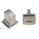 Фиксатор поворотный на MINI квадратном основании Fratelli Cattini WC-8 4FS-CS матовый хром