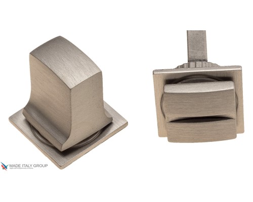 Фиксатор поворотный на MINI квадратном основании Fratelli Cattini WC-8 4FS-NI матовый никель