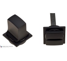 Фиксатор поворотный на MINI квадратном основании Fratelli Cattini WC-8 4FS-NM матовый черный