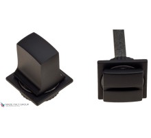 Фиксатор поворотный на MINI квадратном основании Fratelli Cattini WC-8 4FS-NM матовый черный