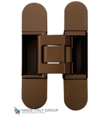 KUBICA HYBRID K6380 38CM BR петля скрытая универсальная асимметричная, цвет БРОНЗА (80 kg)