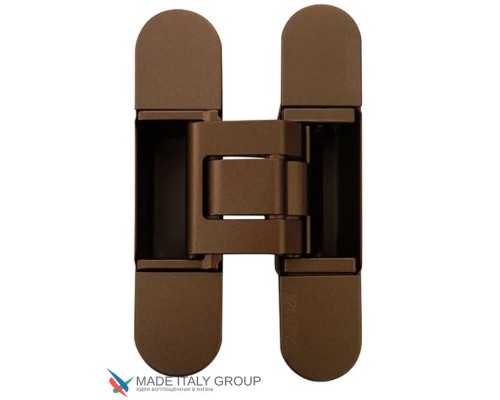 KUBICA HYBRID K6380 38CM BR петля скрытая универсальная асимметричная, цвет БРОНЗА (80 kg)