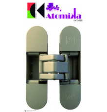 KUBICA K8060 ATOMIKA SLIM DXSX, NS петля скрытая универсальная МАТОВЫЙ НИКЕЛЬ (60 kg)