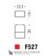 Ручка кнопка модерн COLOMBO DESIGN F527-CR полированный хром