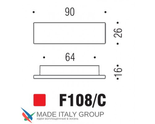 Ручка скоба модерн COLOMBO DESIGN F108C-CM матовый хром 64 мм Ручка скоба модерн COLOMBO DESIGN F108C-CM матовый хром 64 мм