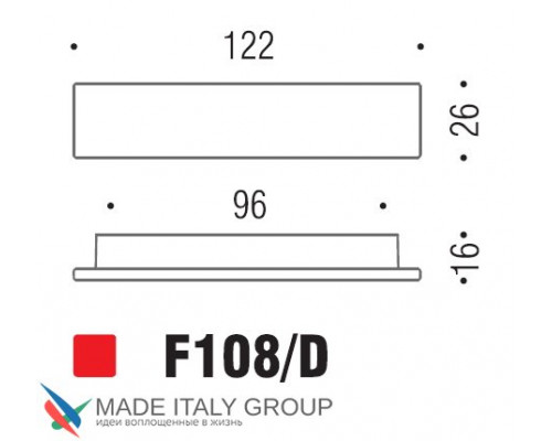 Ручка скоба модерн COLOMBO DESIGN F108D-CM матовый хром 96 мм Ручка скоба модерн COLOMBO DESIGN F108D-CM матовый хром 96 мм