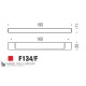 Ручка скоба модерн COLOMBO DESIGN F134F-CM матовый хром 160 мм