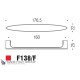 Ручка скоба модерн COLOMBO DESIGN F138F-CM матовый хром 160 мм