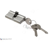Цилиндровый механизм ключ-ключ Venezia 30/10/30 матовый хром