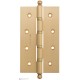 Дверная петля универсальная с круглым колпачком Fratelli Cattini CR152 152x90x3 SB матовое золото