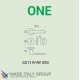 Дверная ручка на круглом основании COLOMBO ONE CC11RSB-C03 матовый черный