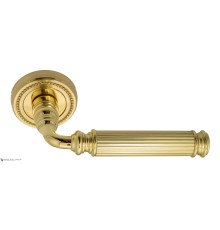 Дверная ручка на круглом основании Fratelli Cattini ENCIA D3-OLV полированная латунь