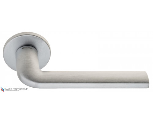 Дверная ручка на круглом основании Fratelli Cattini LINEA 7FS-CS матовый хром Дверная ручка на круглом основании Fratelli Cattini LINEA 7FS-CS матовый хром