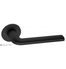 Дверная ручка на круглом основании Fratelli Cattini LINEA 7FS-NM матовый черный
