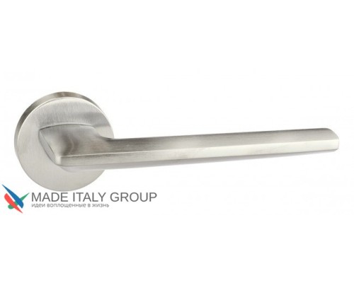 Дверная ручка на круглом основании Fratelli Cattini SHAPE 7-CS матовый хром Дверная ручка на круглом основании Fratelli Cattini SHAPE 7-CS матовый хром
