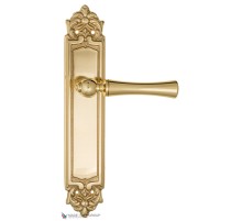 Дверная ручка на планке Fratelli Cattini FOGGIA PL96-OLV полированная латунь